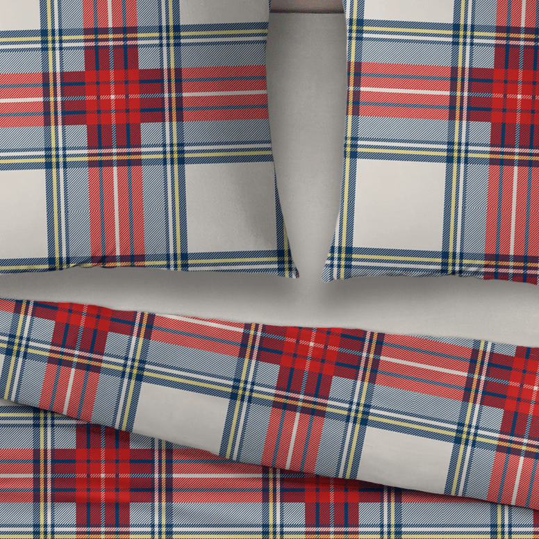 Sleepnight Housse de Couette Flanelle Elies