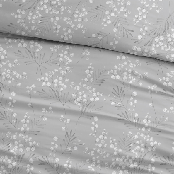 Sleepnight Lakenset Flanel Erica Grijs