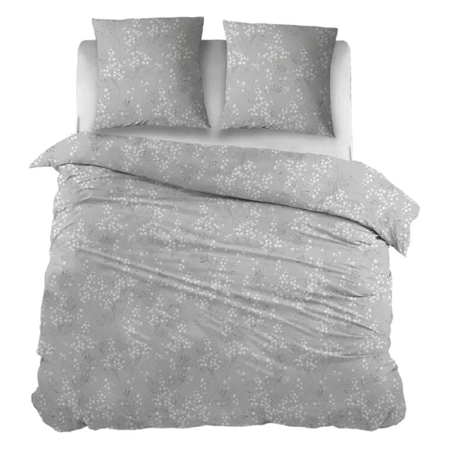 Sleepnight Lakenset Flanel Erica Grijs