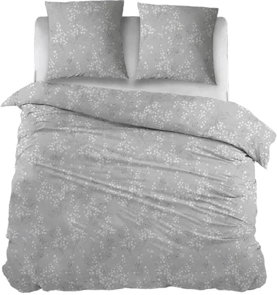 Sleepnight Lakenset Flanel Erica Grijs