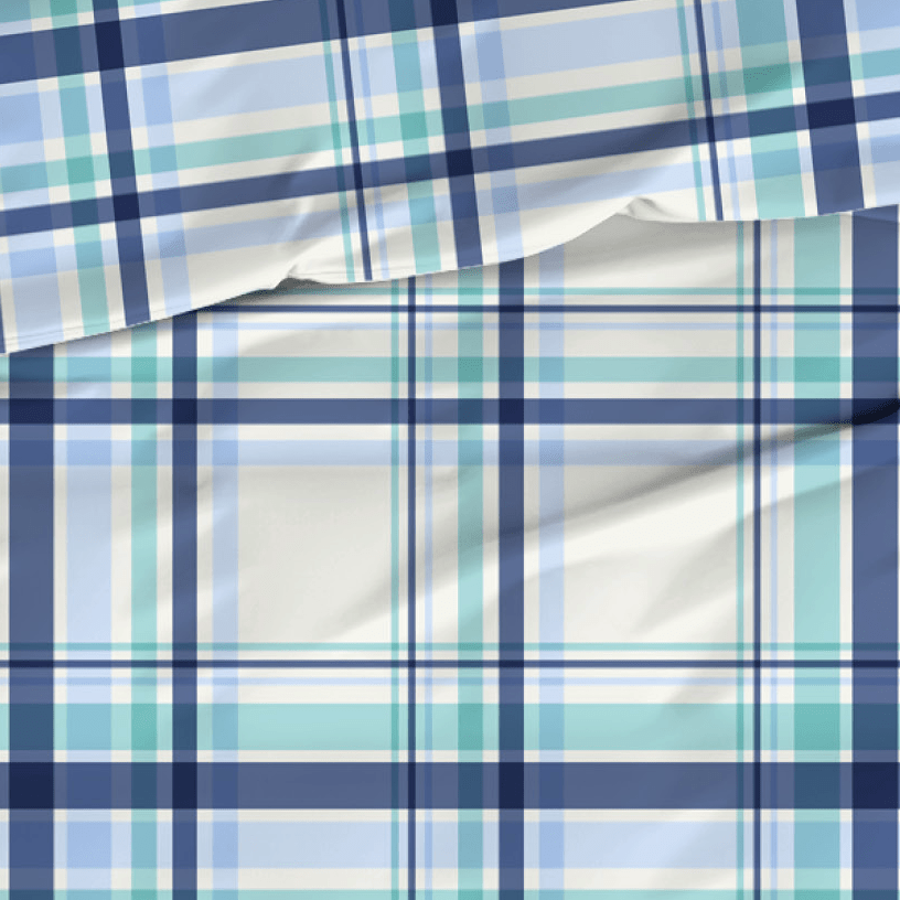 Romanette Bettbezug Cotton Flair Coastal Blue