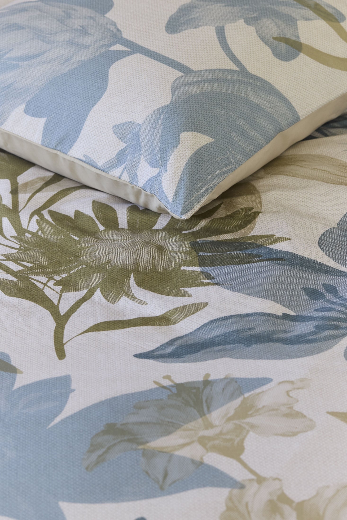 Beddinghouse Dekbedovertrek Katoen Flori - Blauw