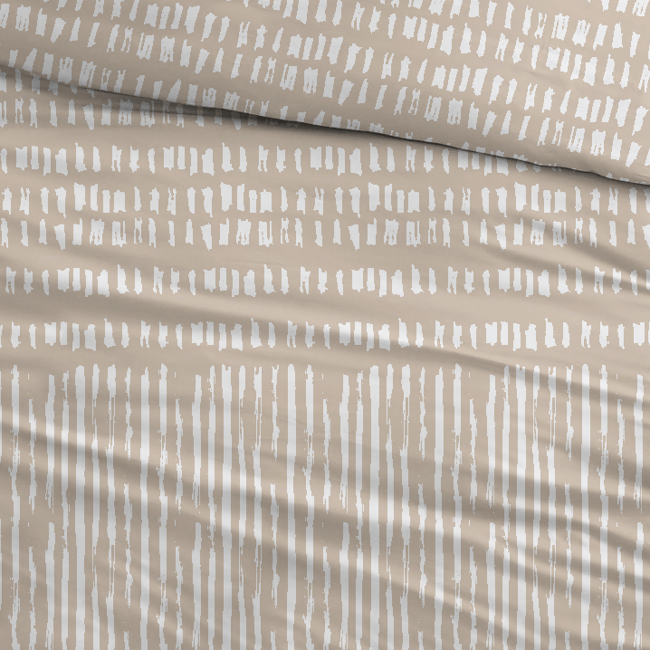 Sleepnight Housse de Couette Flanelle Gita