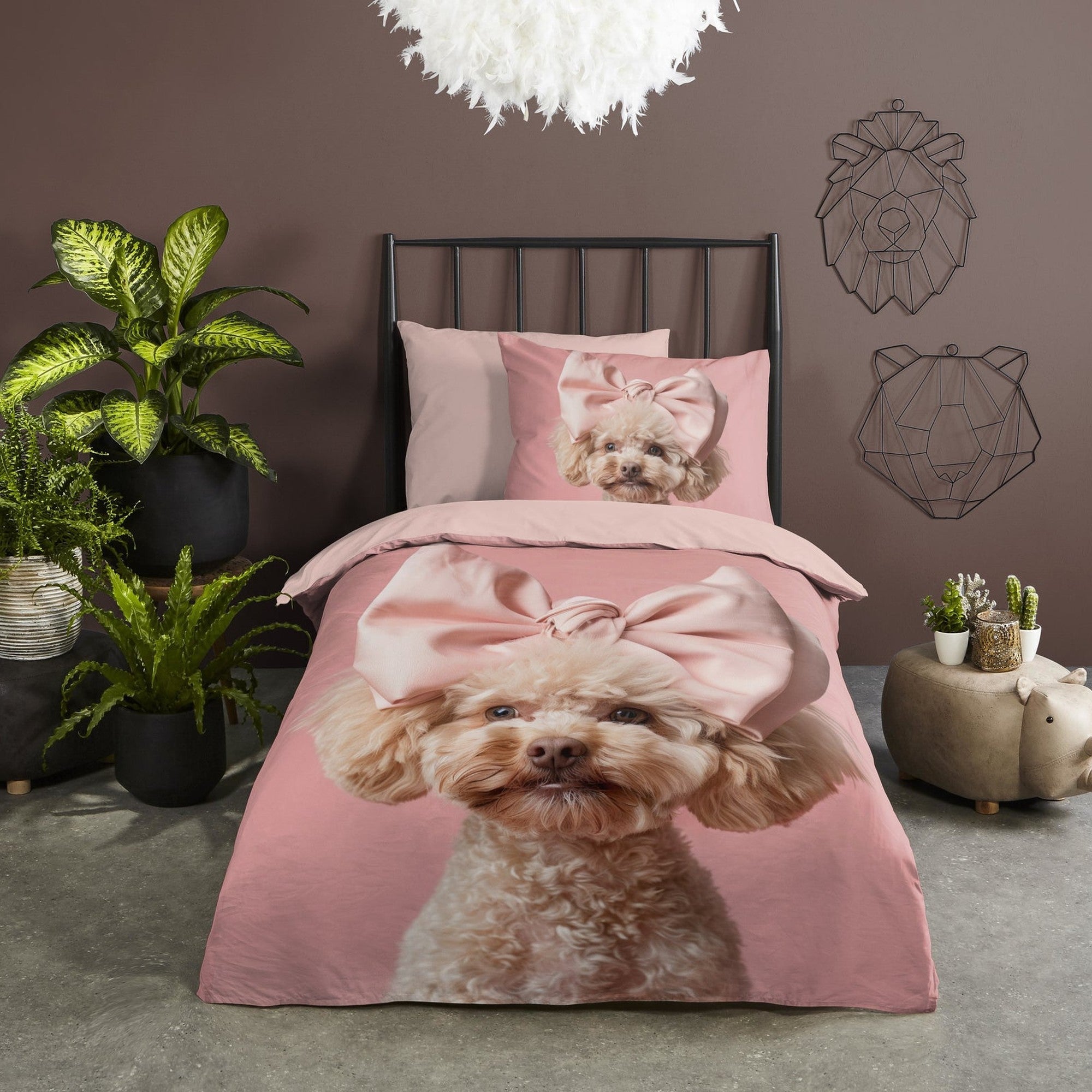 Good Morning Bettbezug Baumwolle Roxy Pink