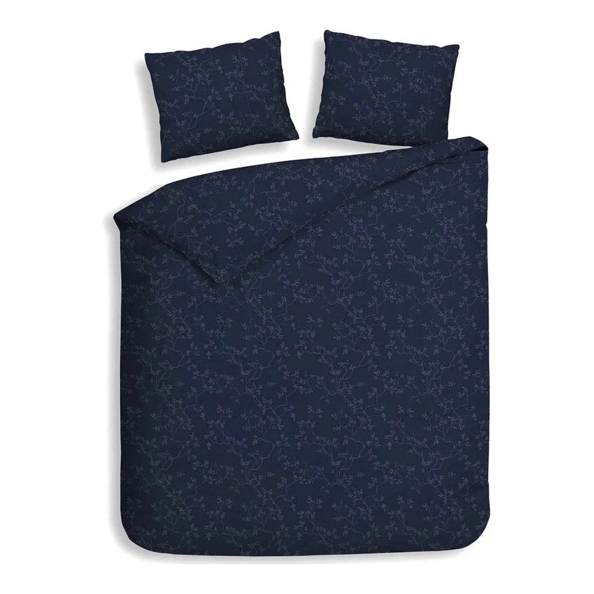 Heckettlane dekbedovertrek flanel Alloro Dark Blue