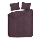 Heckettlane dekbedovertrek Franela Blackberry Wine flanel