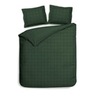 Heckettlane dekbedovertrek Diamante Calla Green katoen-satijn
