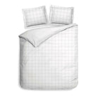 Heckettlane dekbedovertrek Diamante White katoen-satijn