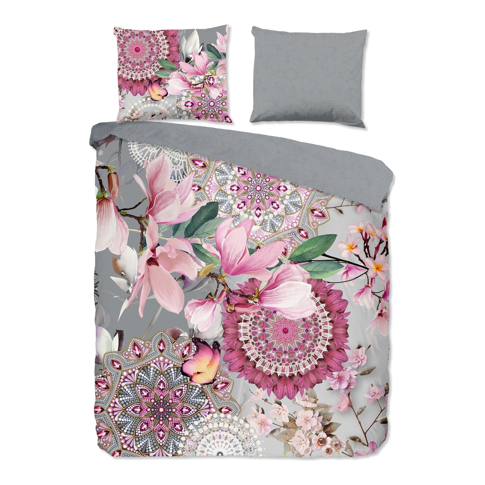 HIP dekbedovertrek flanel Inaya, Multi