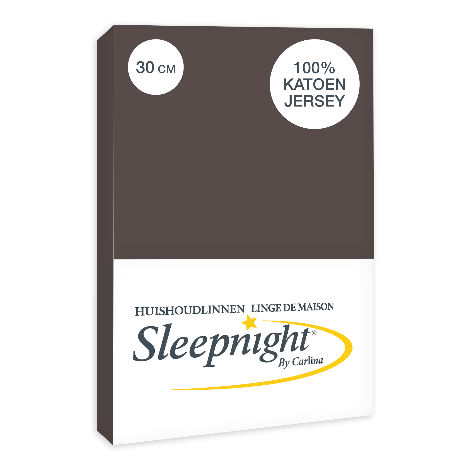 Sleepnight Hoeslaken Jersey 30 cm Dark Grey