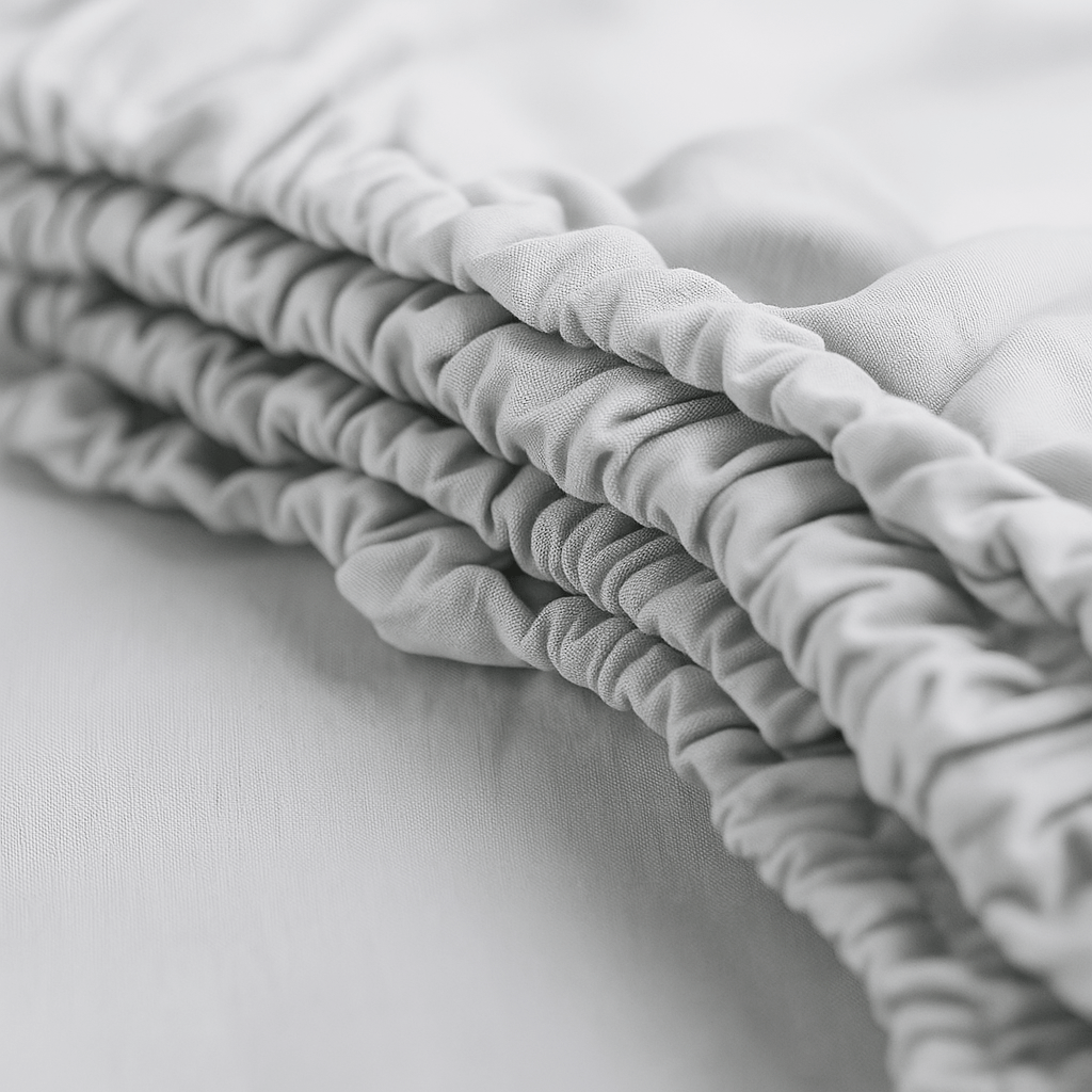 Drap-housse Sleepnight en coton 30 cm Gris