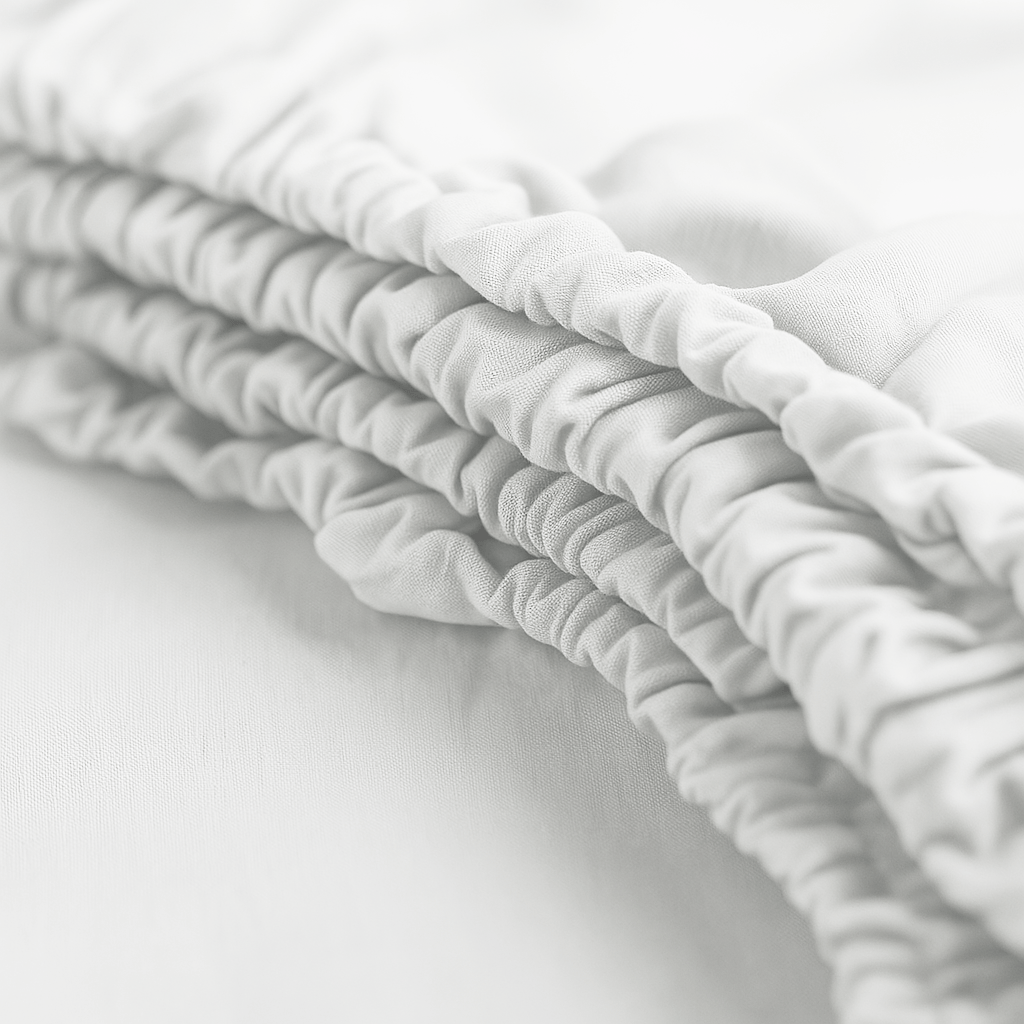 Drap-housse Sleepnight en coton 30 cm Blanc