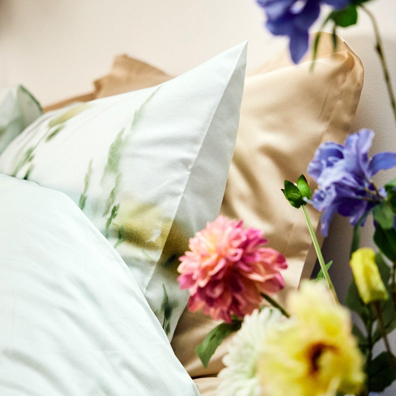 Dekbedovertrek Satijn Flora - Bedtextielonline.be