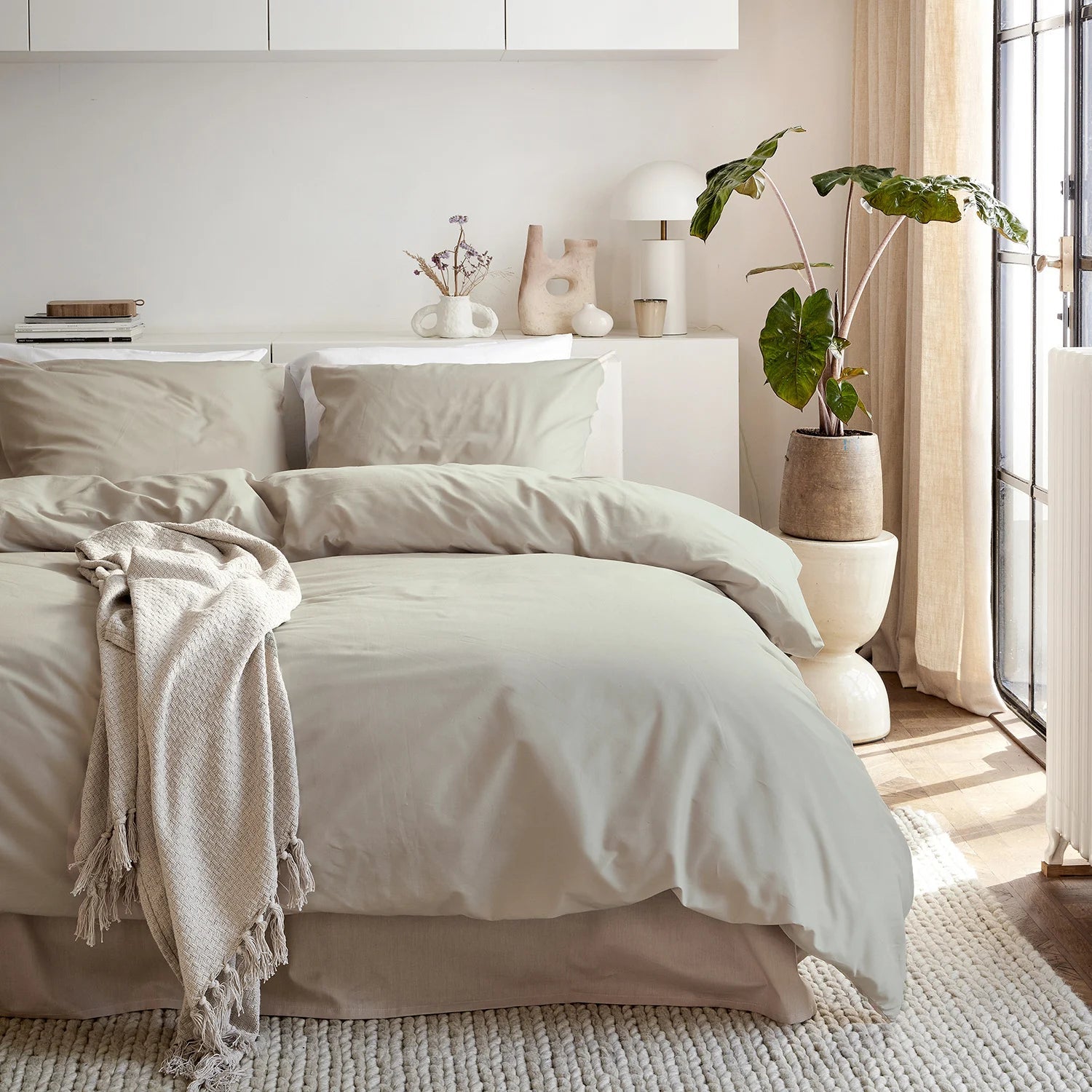 Cinderella Dekbedovertrek Katoen Weekend - Light Sand