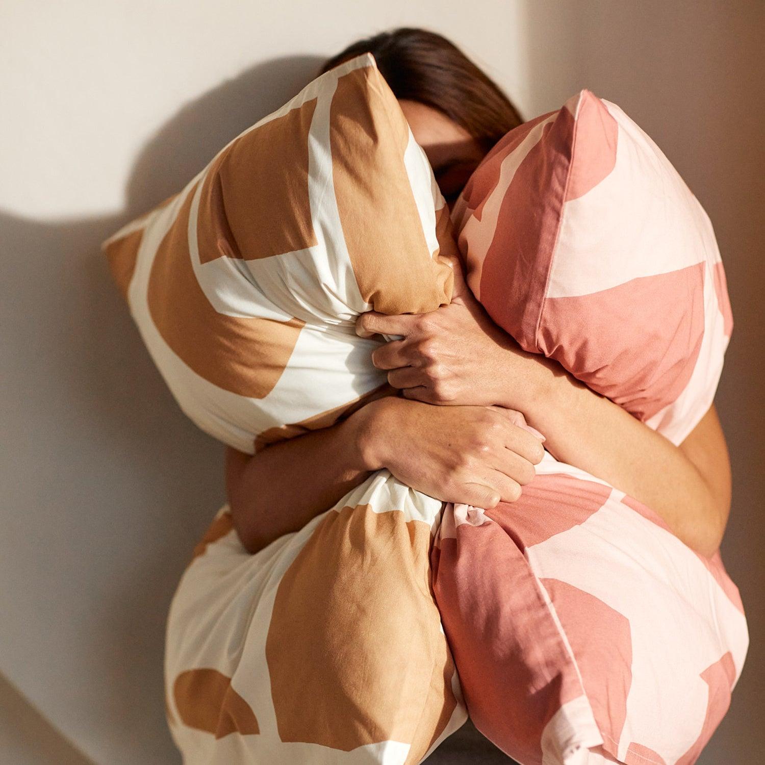 Dekbedovertrek Katoen Barista Karamel - Bedtextielonline.be