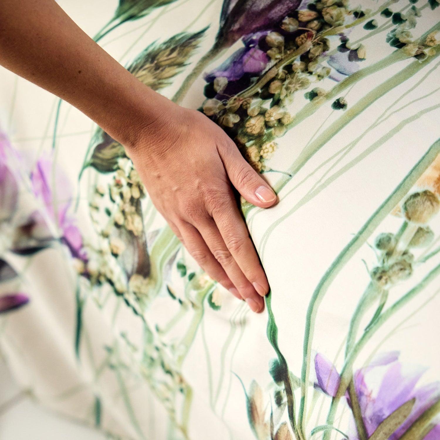 Dekbedovertrek Satijn Flora - Bedtextielonline.be