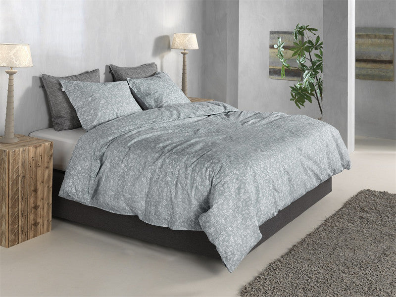 Housse de couette Zo Home en coton Petali di Lino Denim