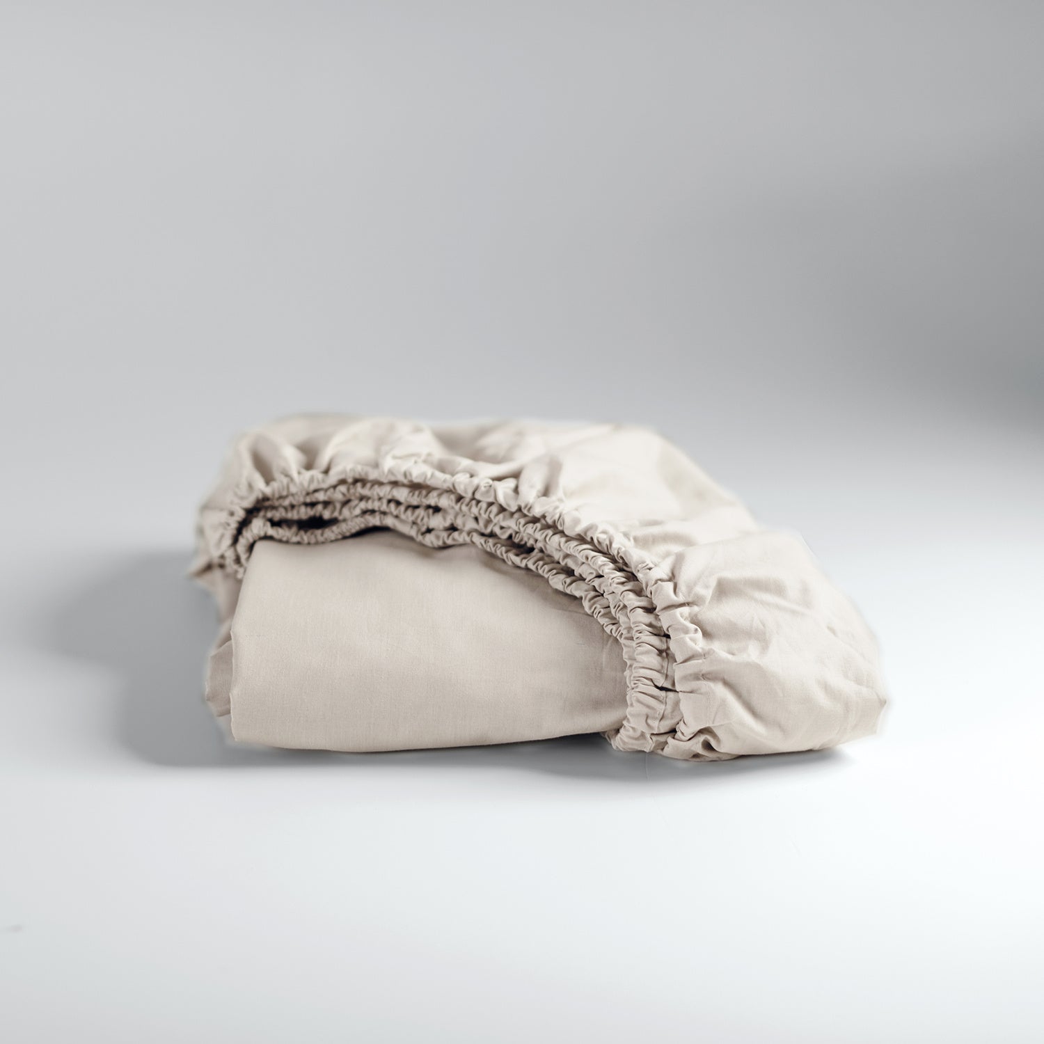 Drap-housse Cendrillon en coton Weekend Light Sand