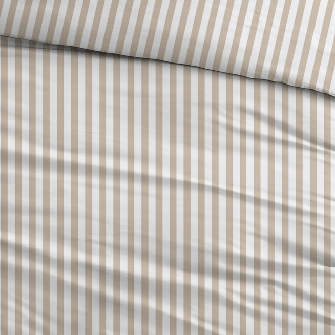 Sleepnight Dekbedovertrek Flanel Iris Beige