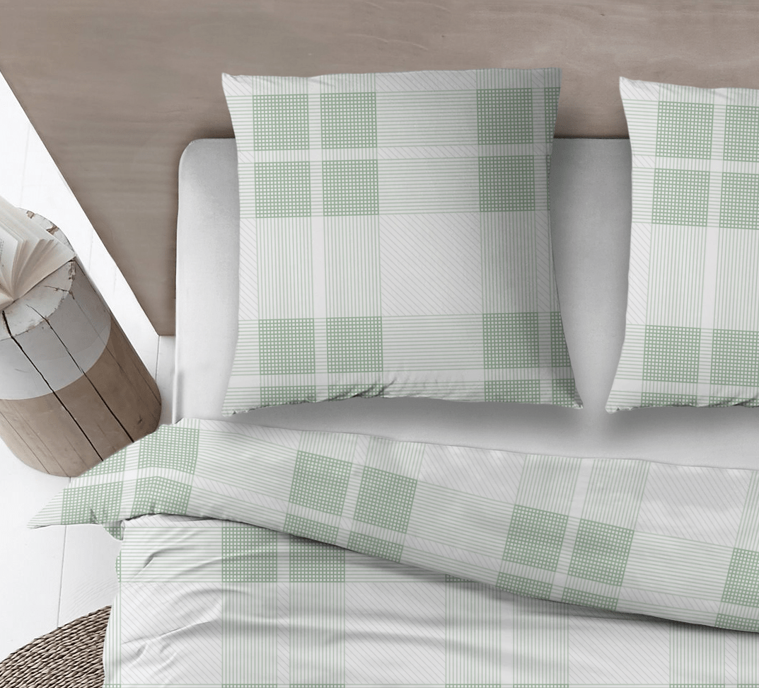 Sleepnight Lakenset Flanel Isabel Groen