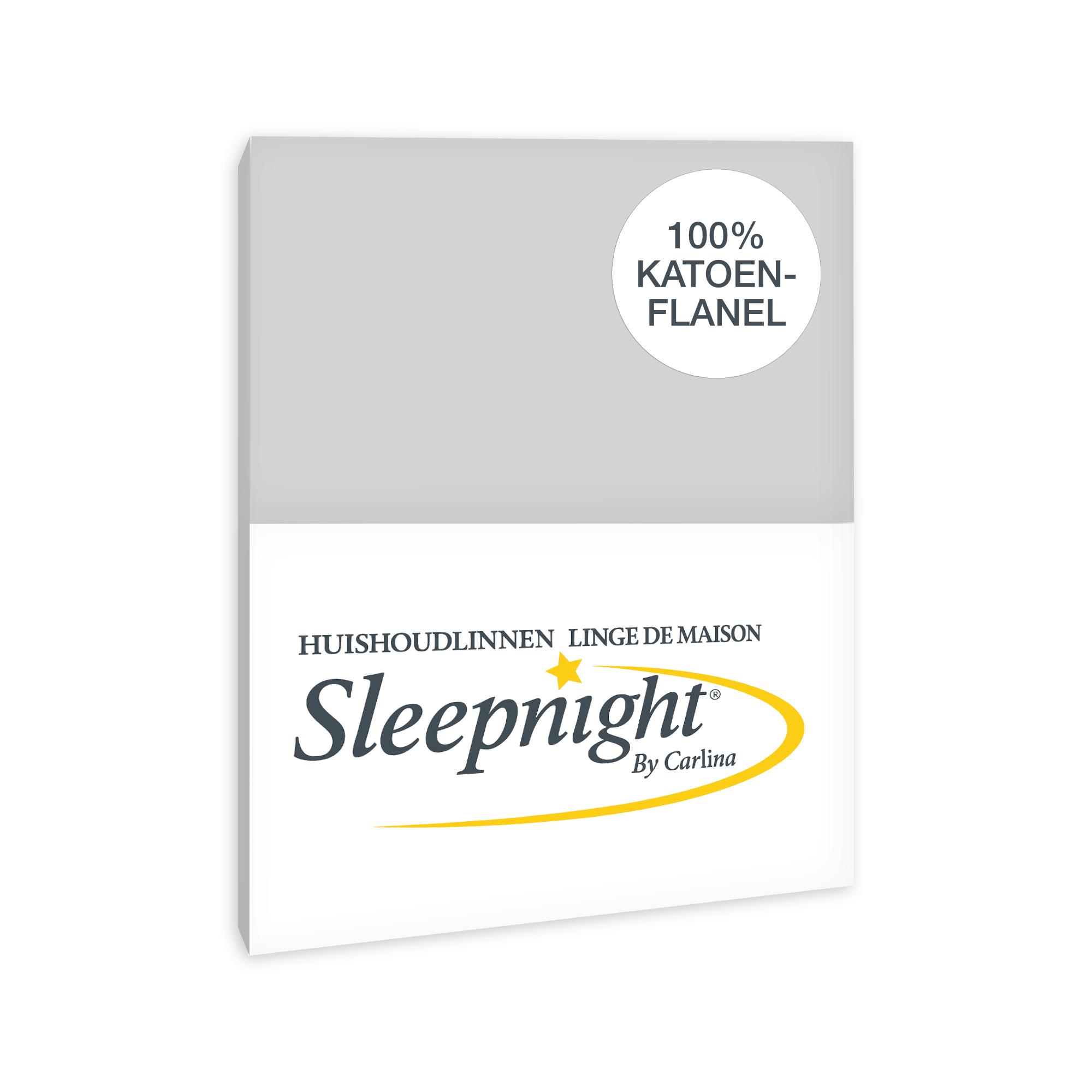 Sleepnight Kussensloop Flanel Grijs