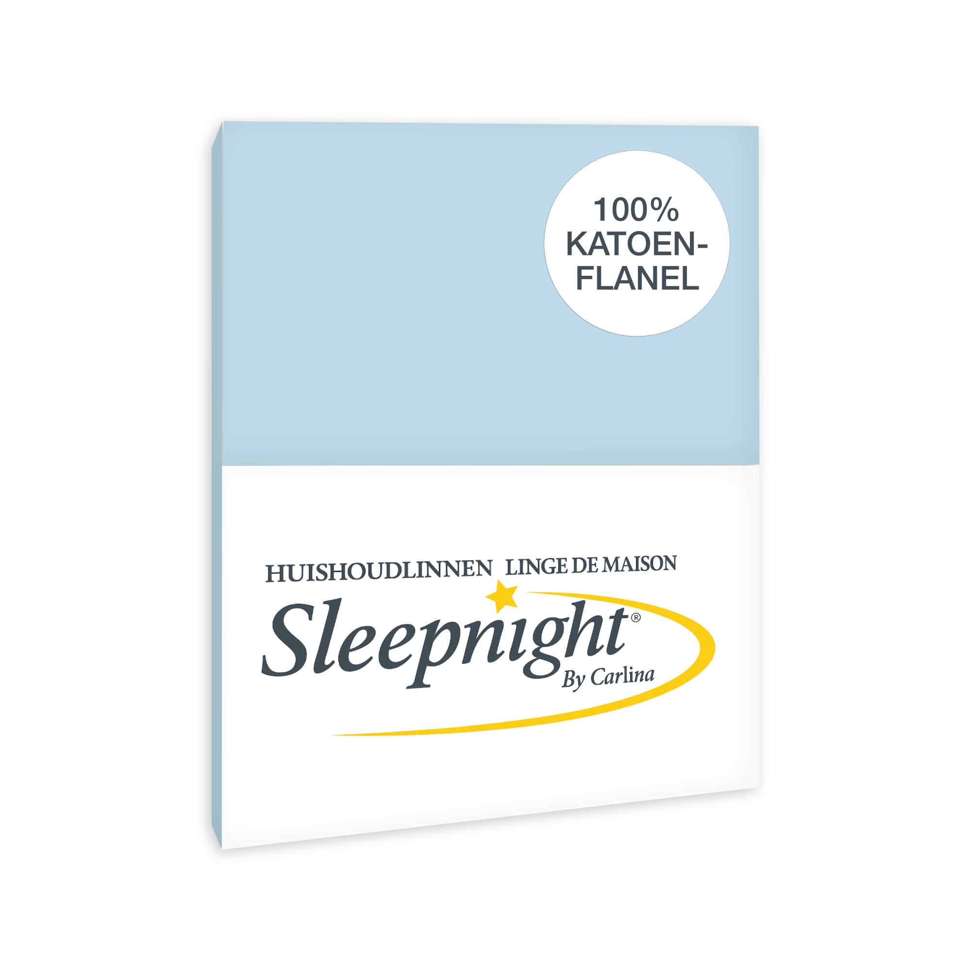 Sleepnight Kussensloop Flanel Hemelsblauw