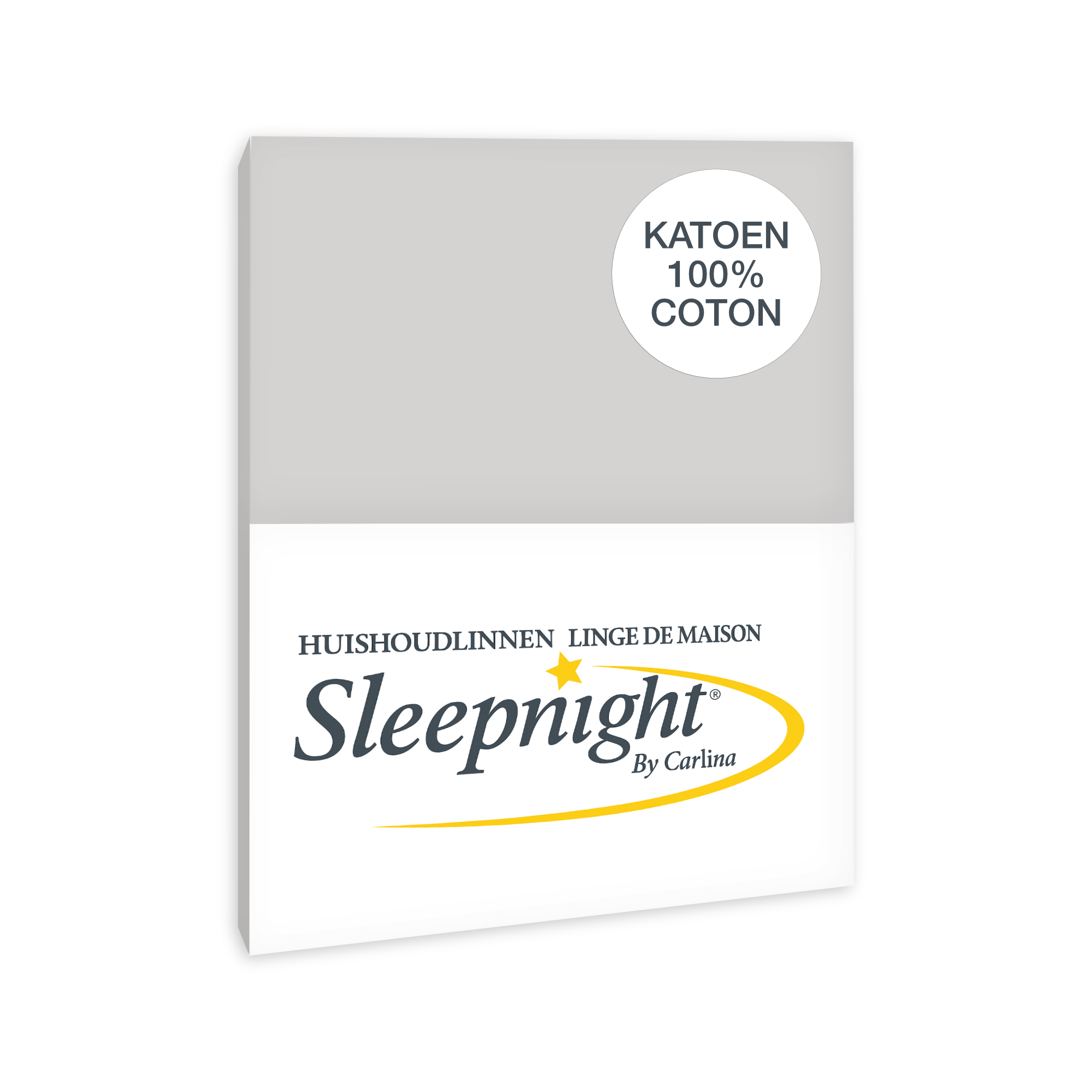 Sleepnight Kussensloop Katoen Grijs