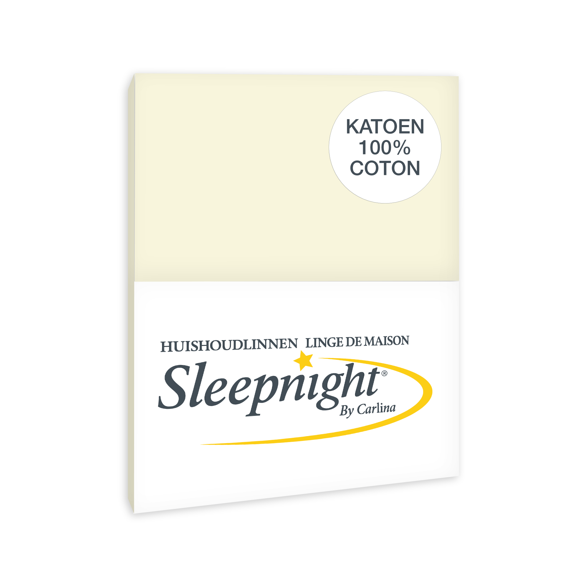 Sleepnight Kussensloop Katoen Ivoor