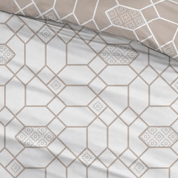 Sleepnight Lakenset Flanel Lieven Taupe