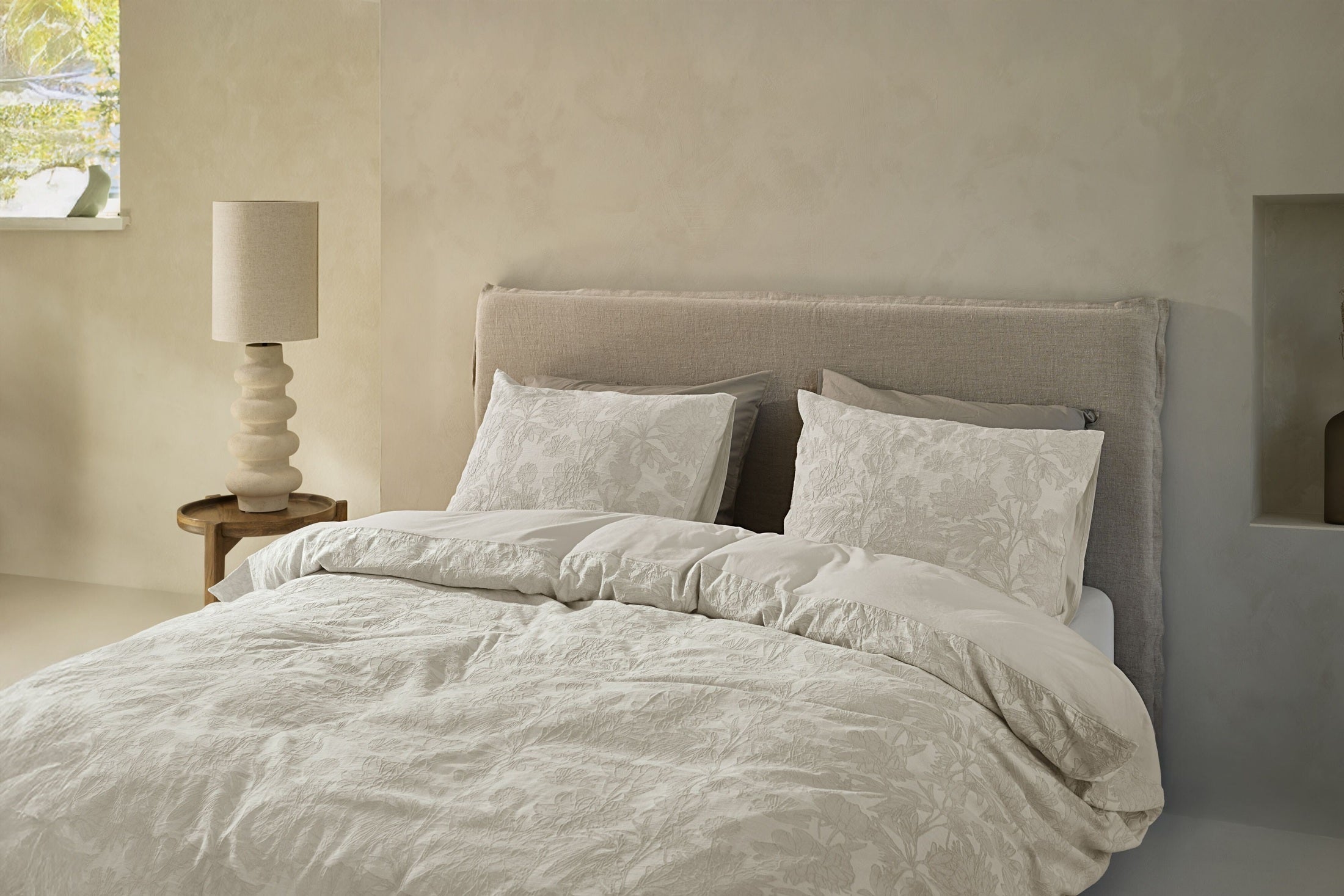 Beddinghouse Dekbedovertrek Katoen/Linnen Linn - Naturel