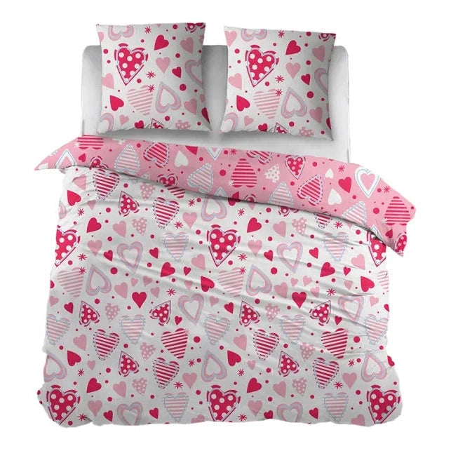 Sleepnight Housse de Couette Coton Amour