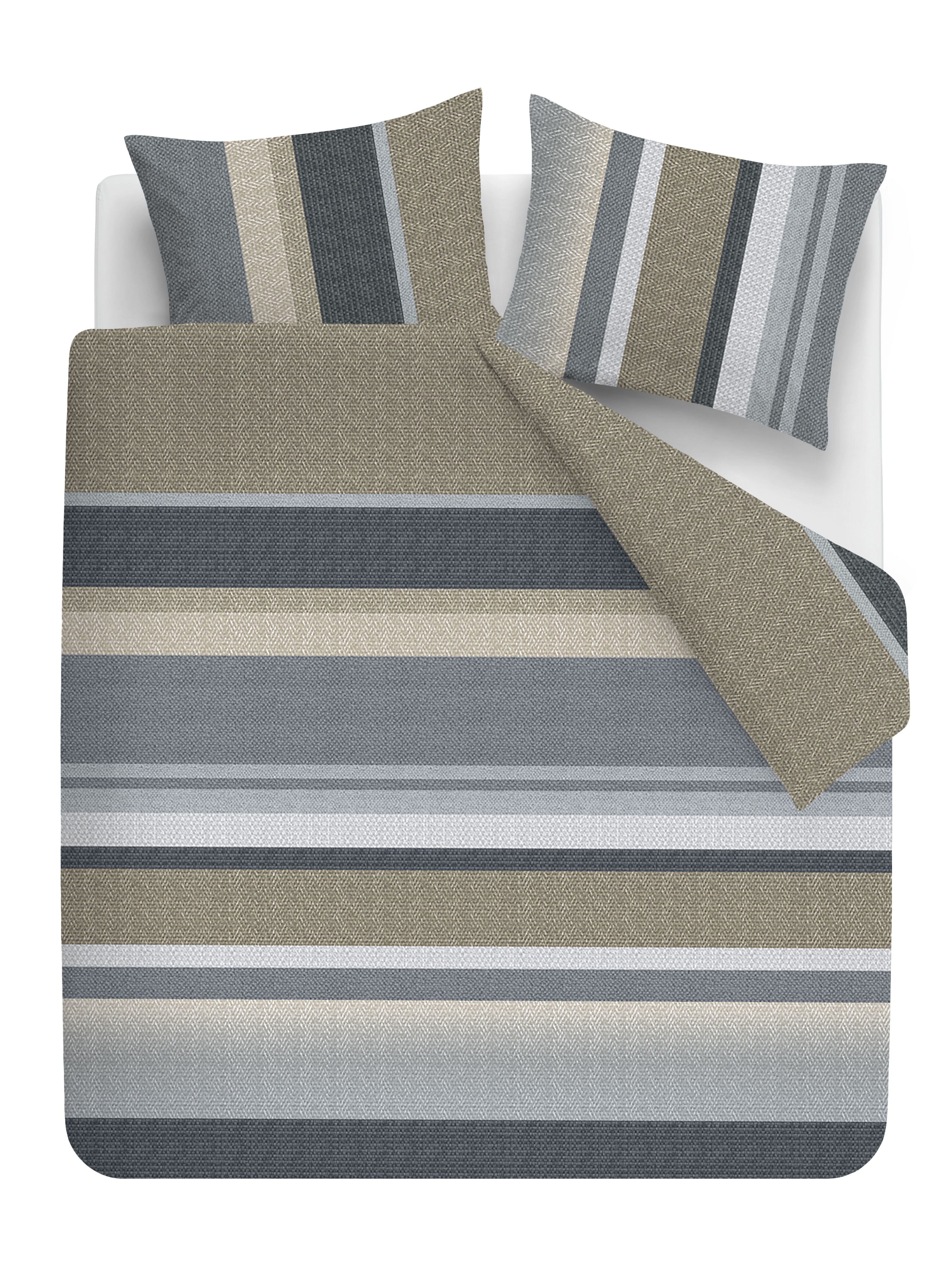 Beddinghouse dekbedovertrek flanel Nyls Blauw