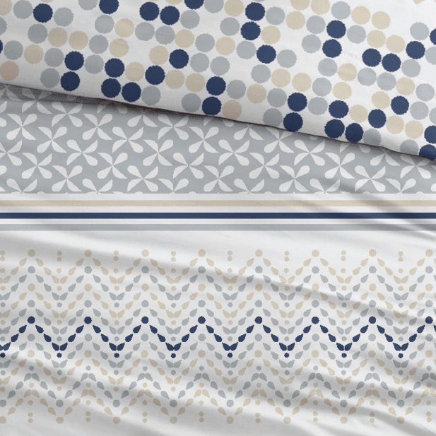 Sleepnight Housse de Couette Coton Petrus Multi