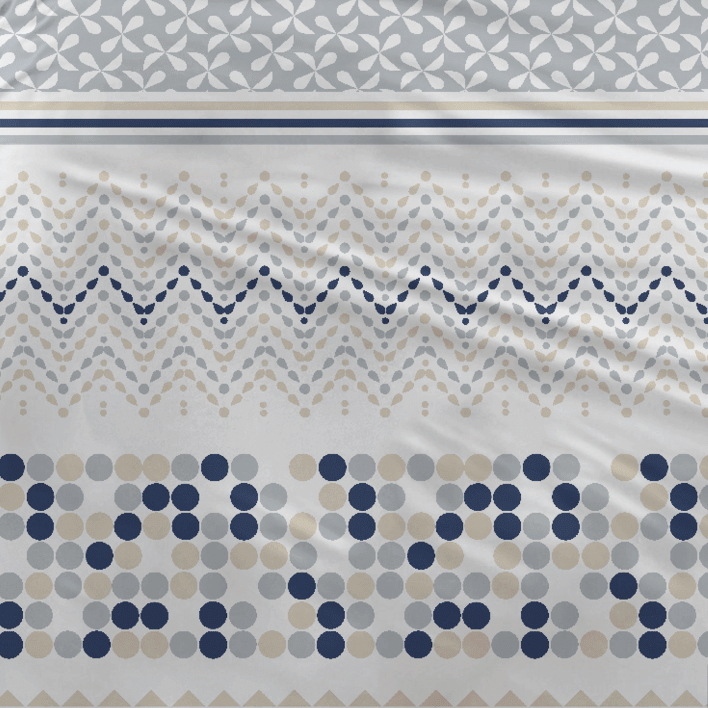 Bettbezug Baumwolle Petrusblau