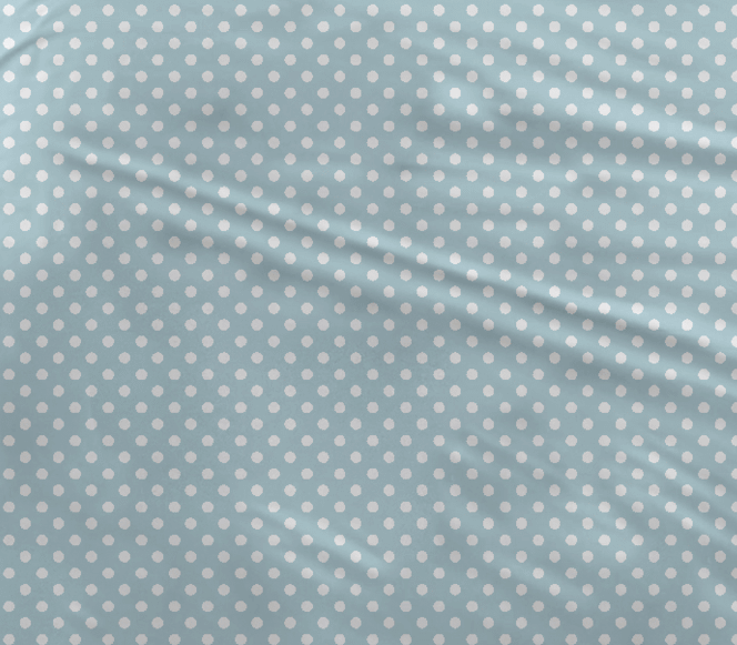 Housse de Couette Sleepnight Coton Pierrot Bleu