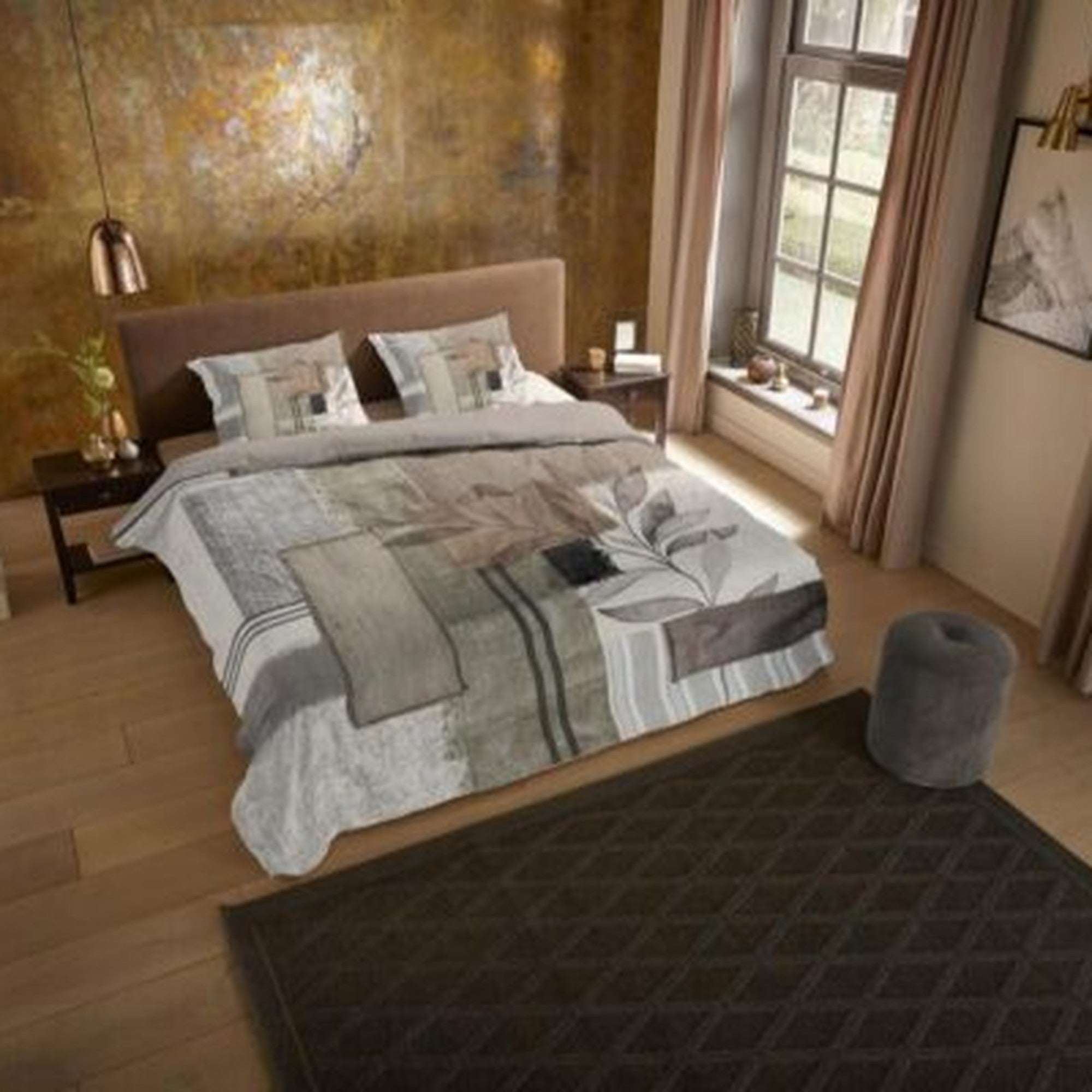 Housse de couette Pure Microfibre Claires - Sable