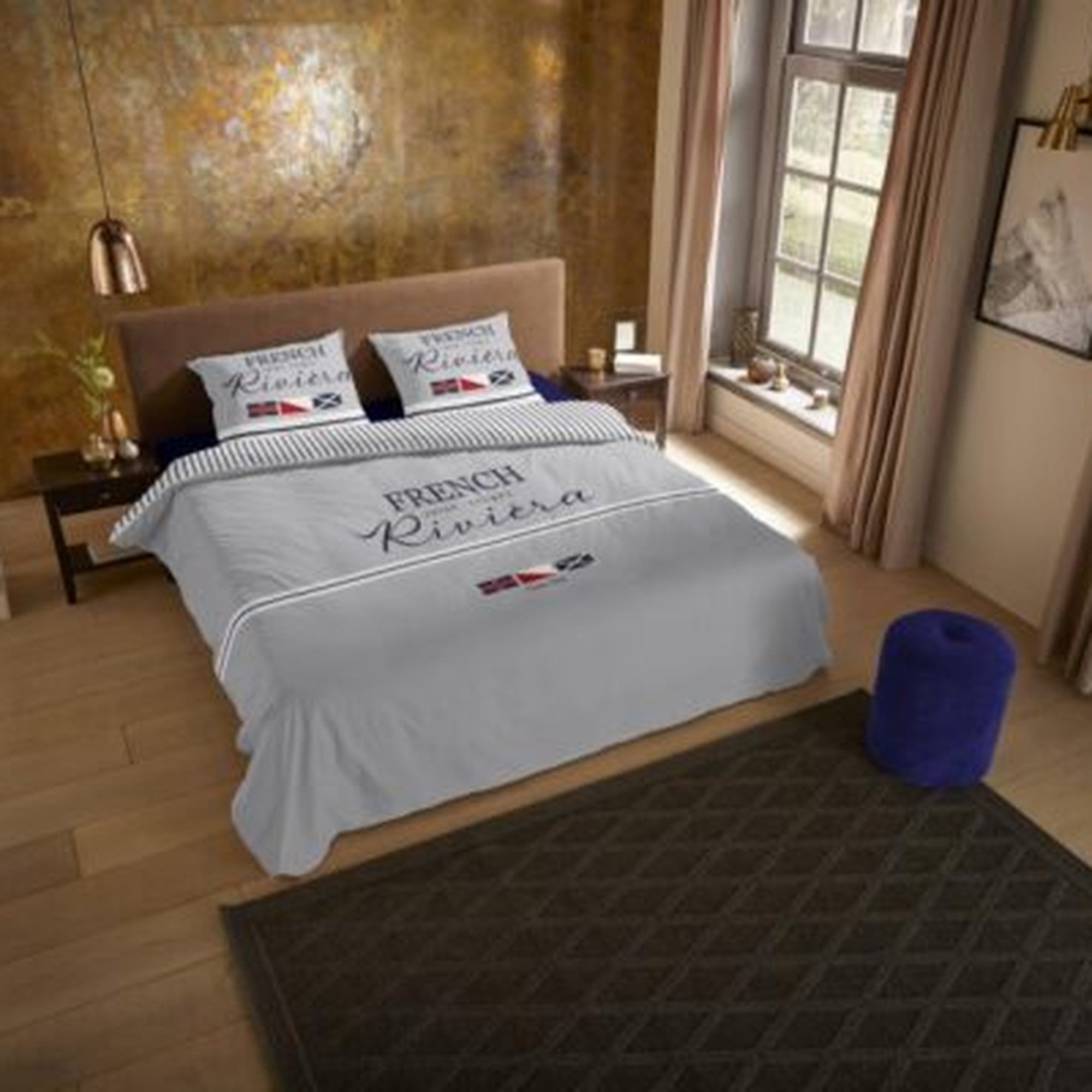 Pure Bettbezug Mikrofaser French - Grau