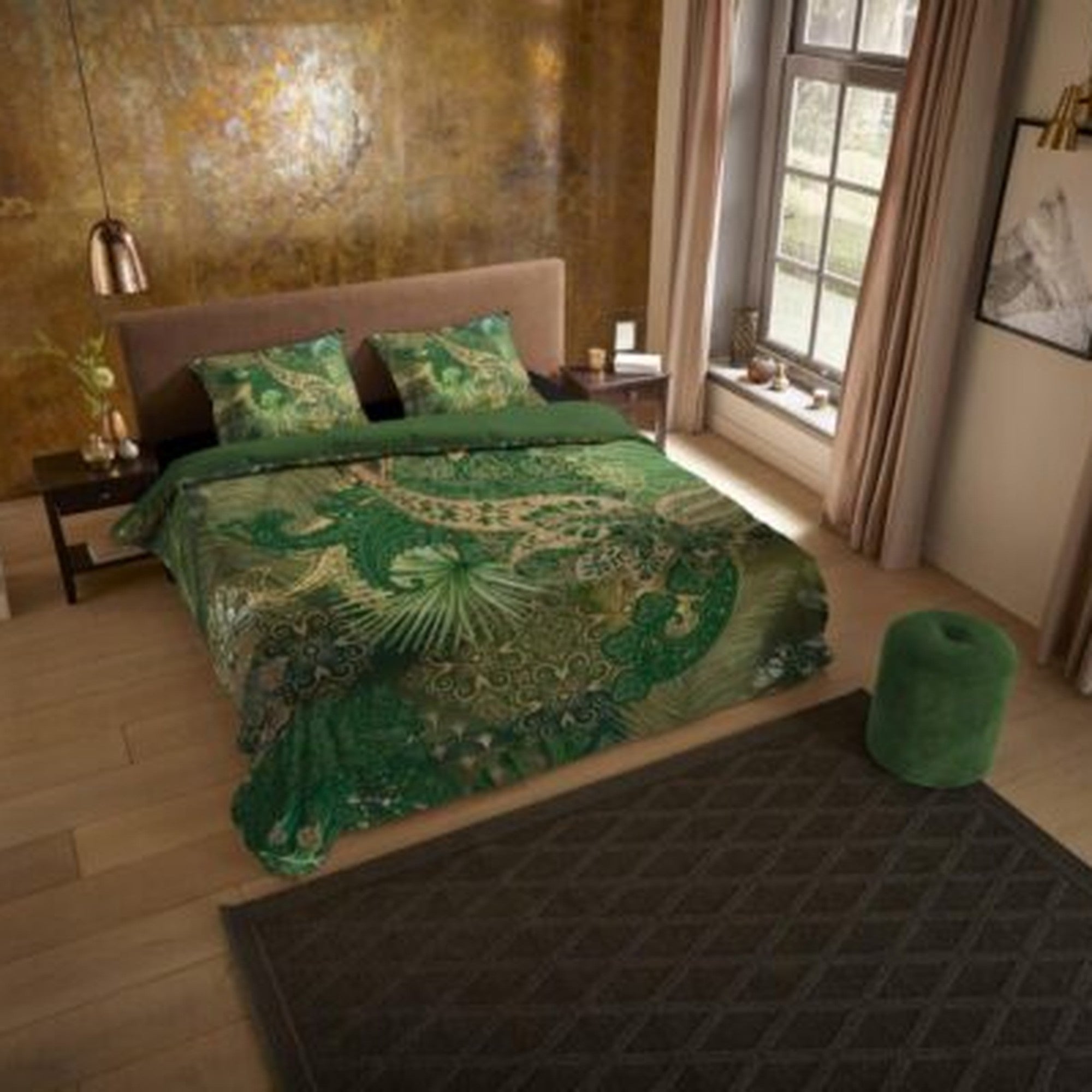 Housse de Couette Pure Microfibre Louise - Green