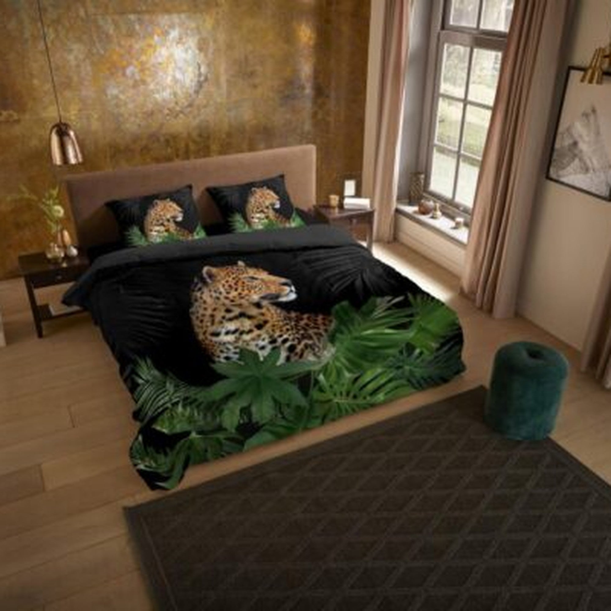 Housse de Couette Pure Microfibre Mala - Noir