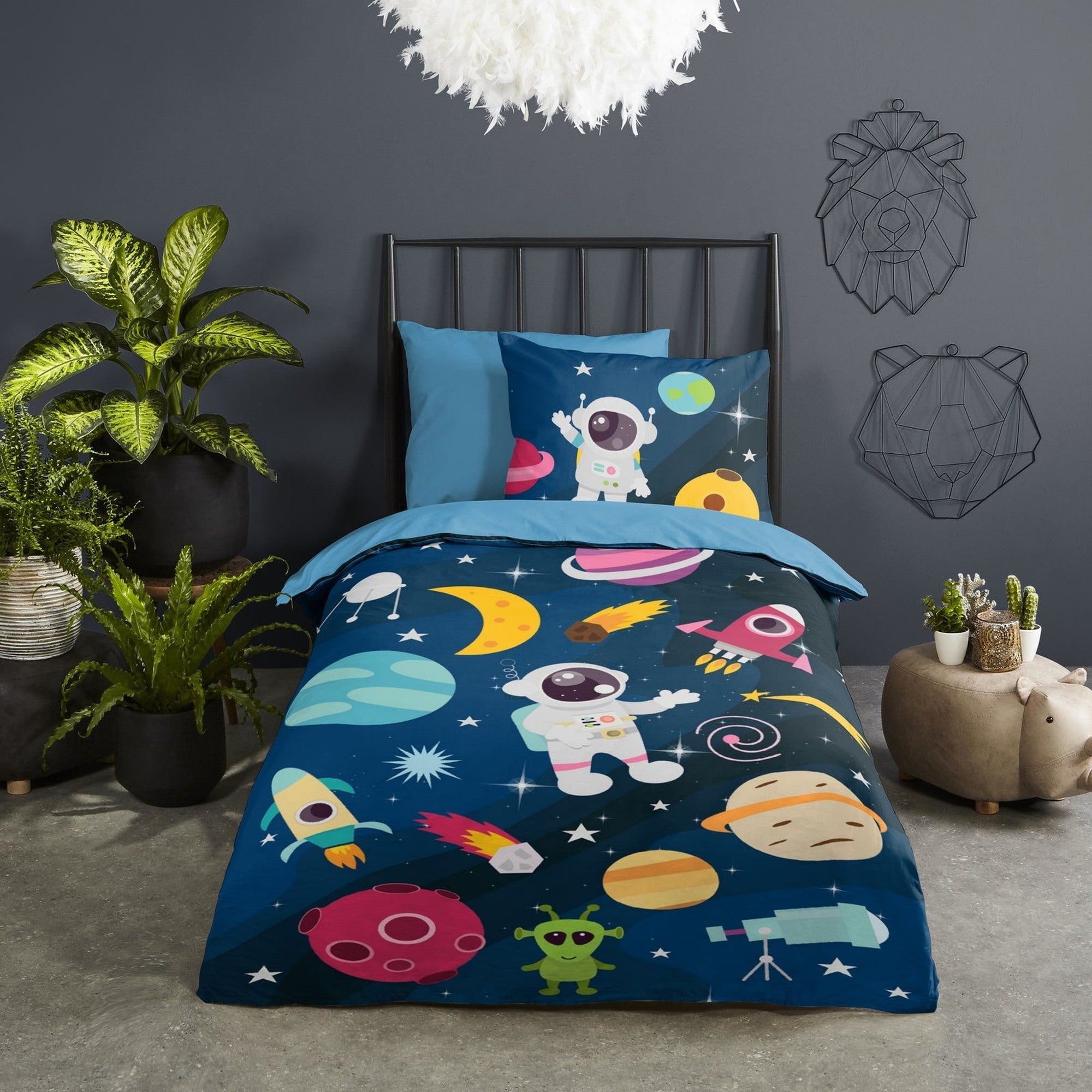 Pure Bettbezug Mikrofaser Planets Multi