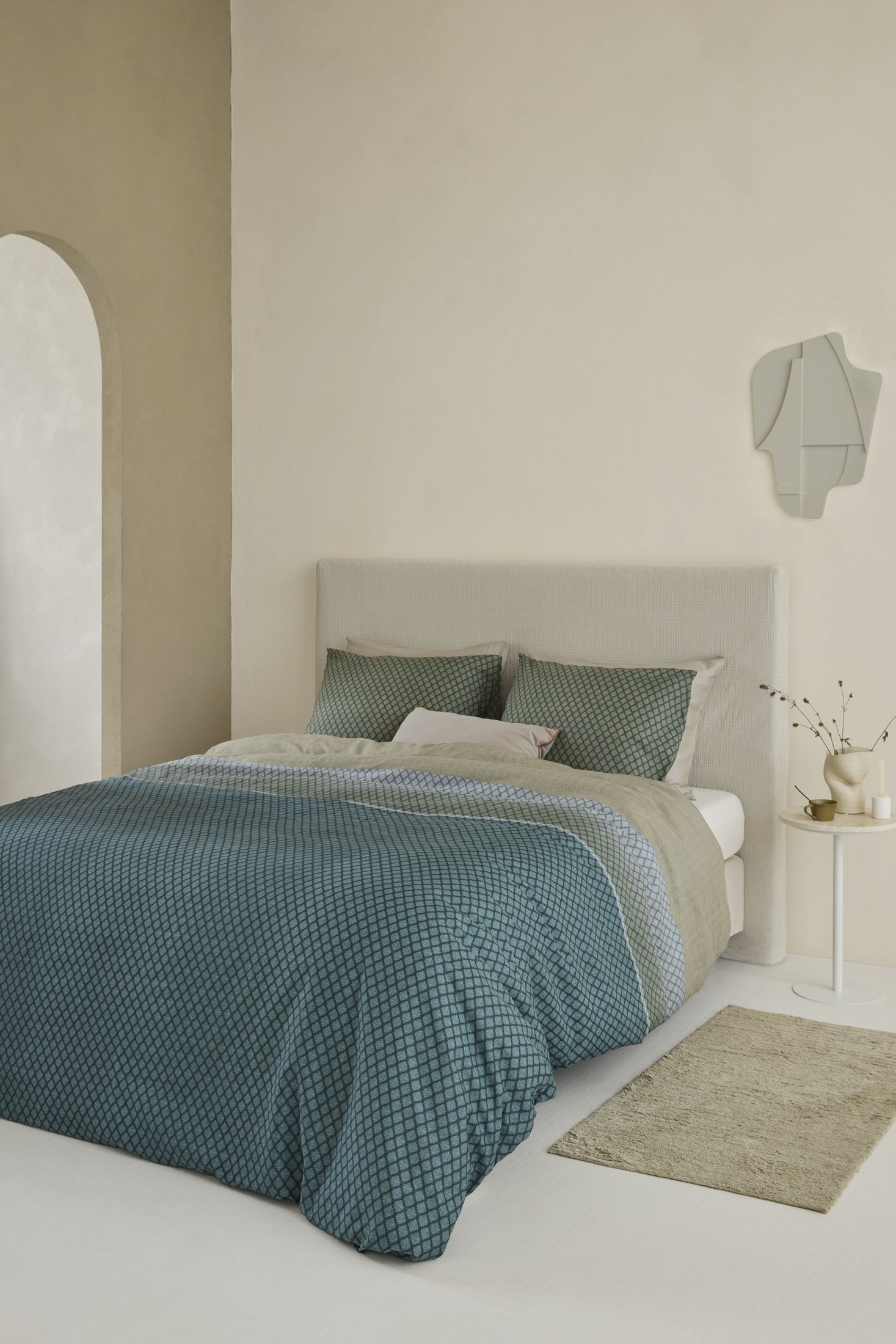 Beddinghouse Dekbedovertrek Katoen Riven - Blauw