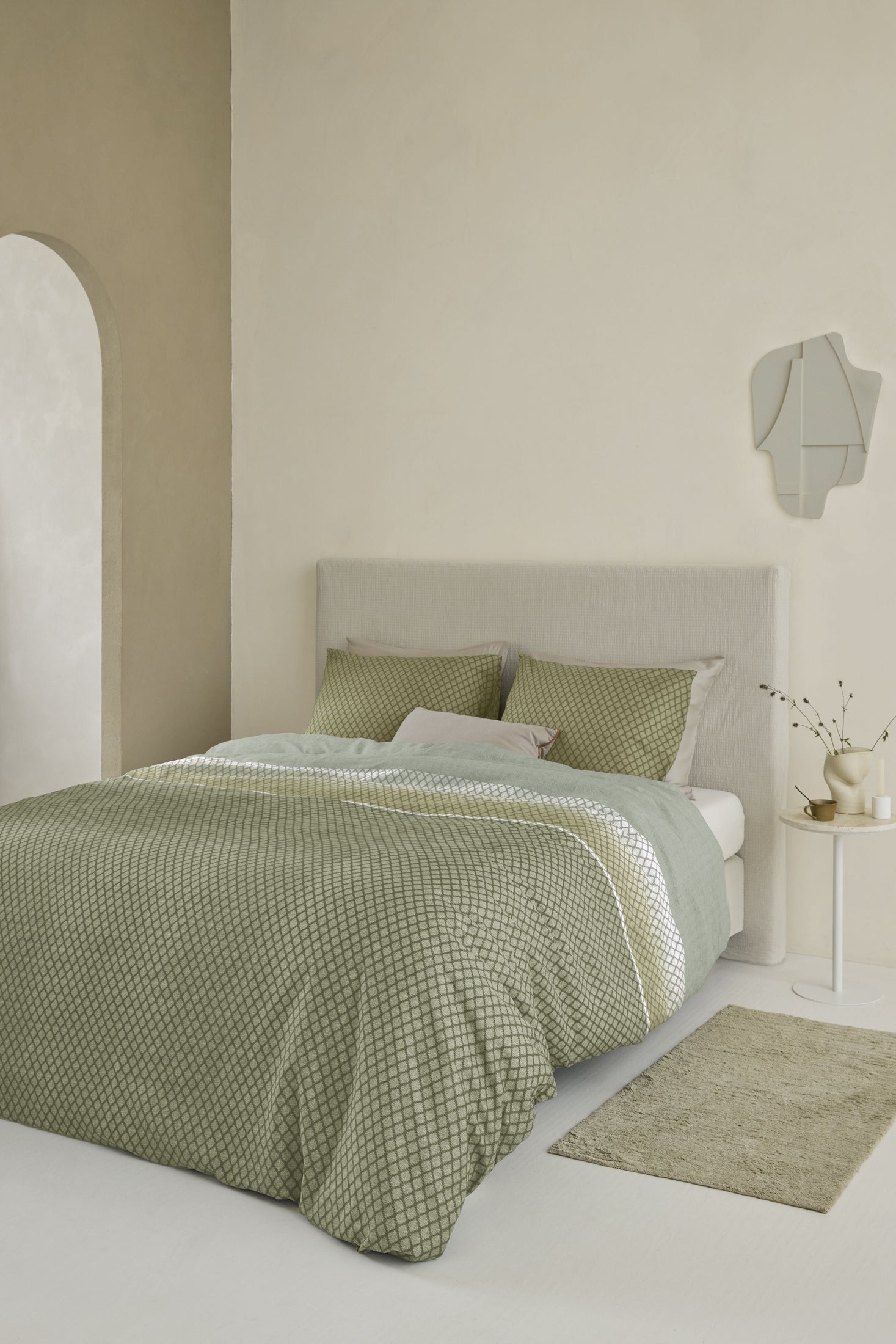 Beddinghouse Dekbedovertrek Katoen Riven - Groen