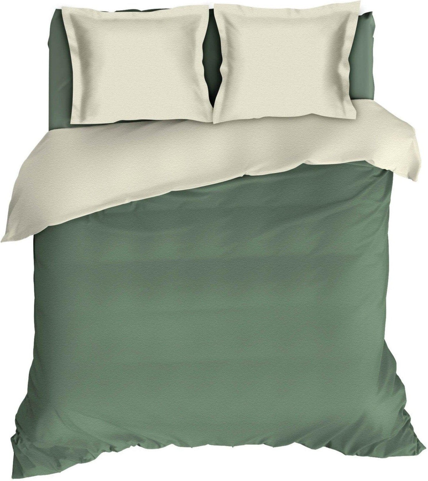 Romanette Dekbedovertrek Dekbedovertrek Flanel Comtese Mineral Wolwit