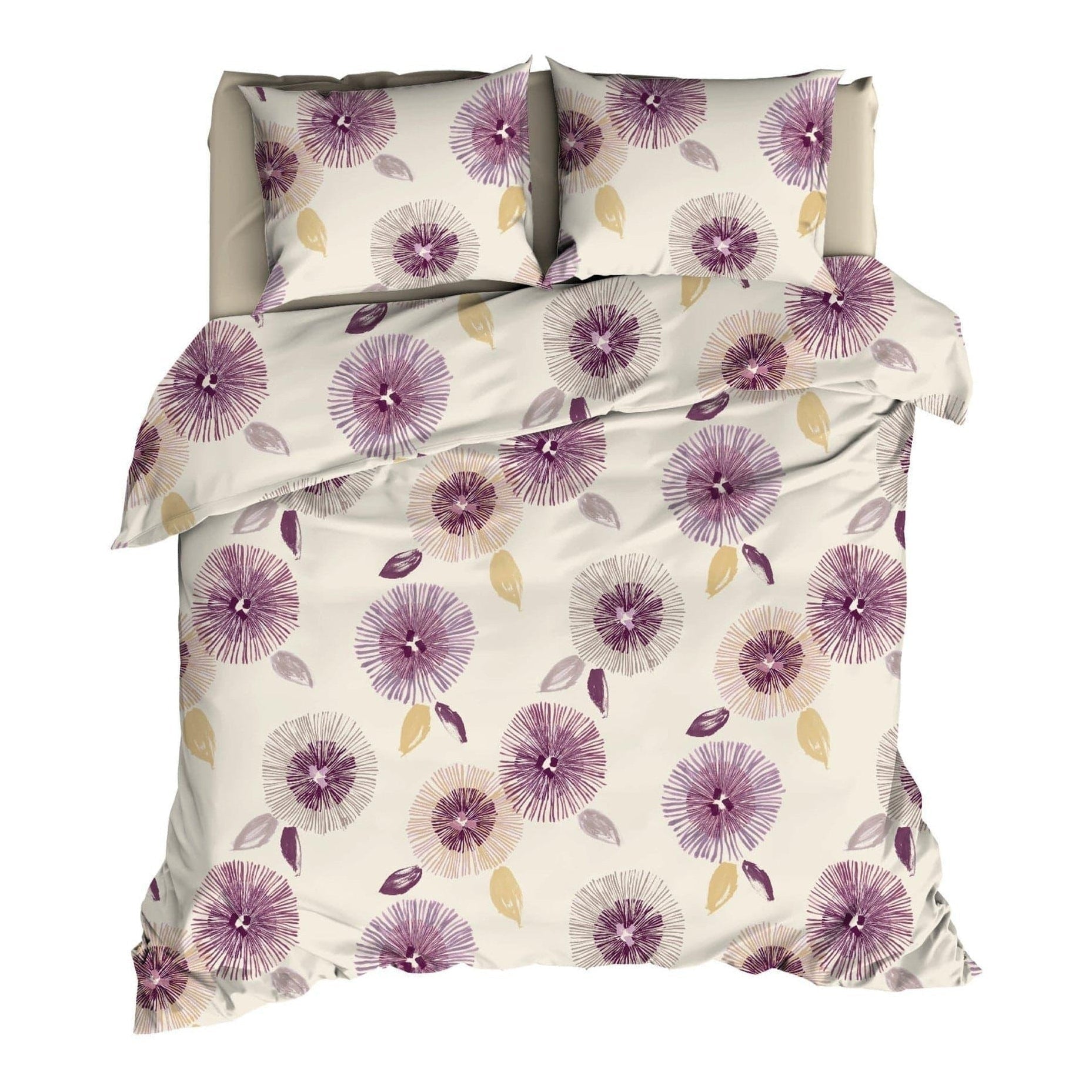 Romanette Dekbedovertrek Dekbedovertrek Katoen Boretti Lila