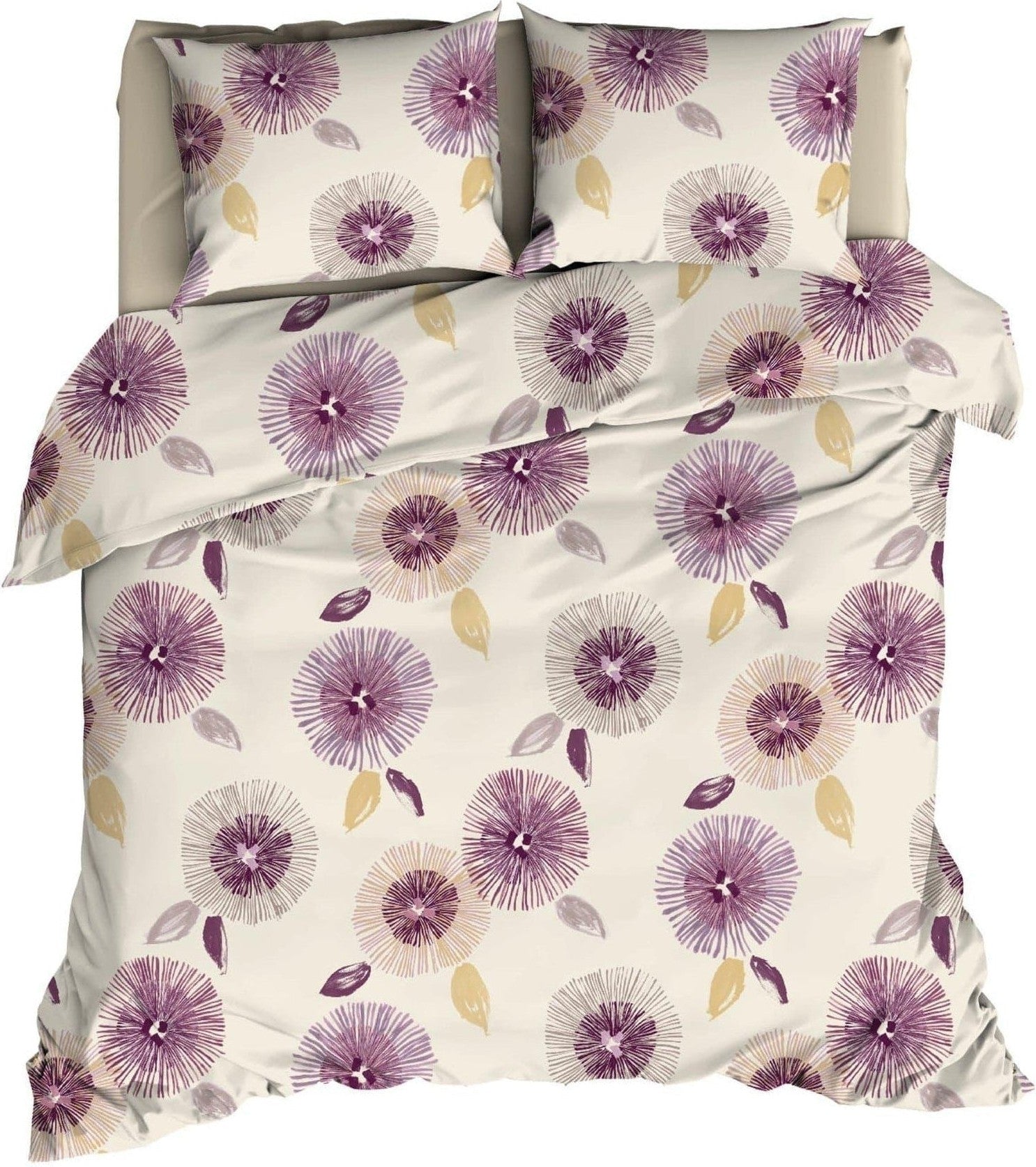 Romanette Dekbedovertrek Dekbedovertrek Katoen Boretti Lila