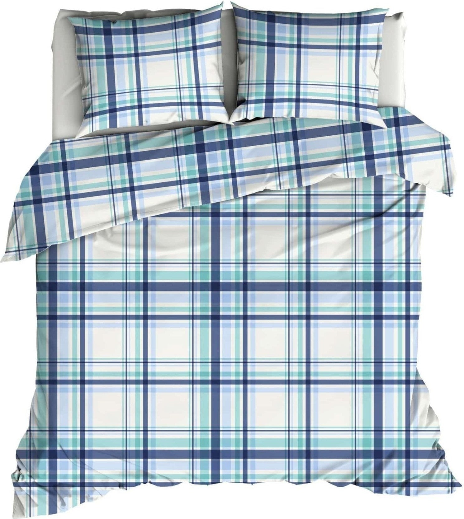 Romanette Dekbedovertrek Dekbedovertrek Katoen Flair Coastal Blue