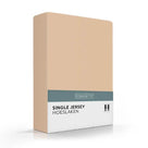 Romanette hoeslaken single jersey camel