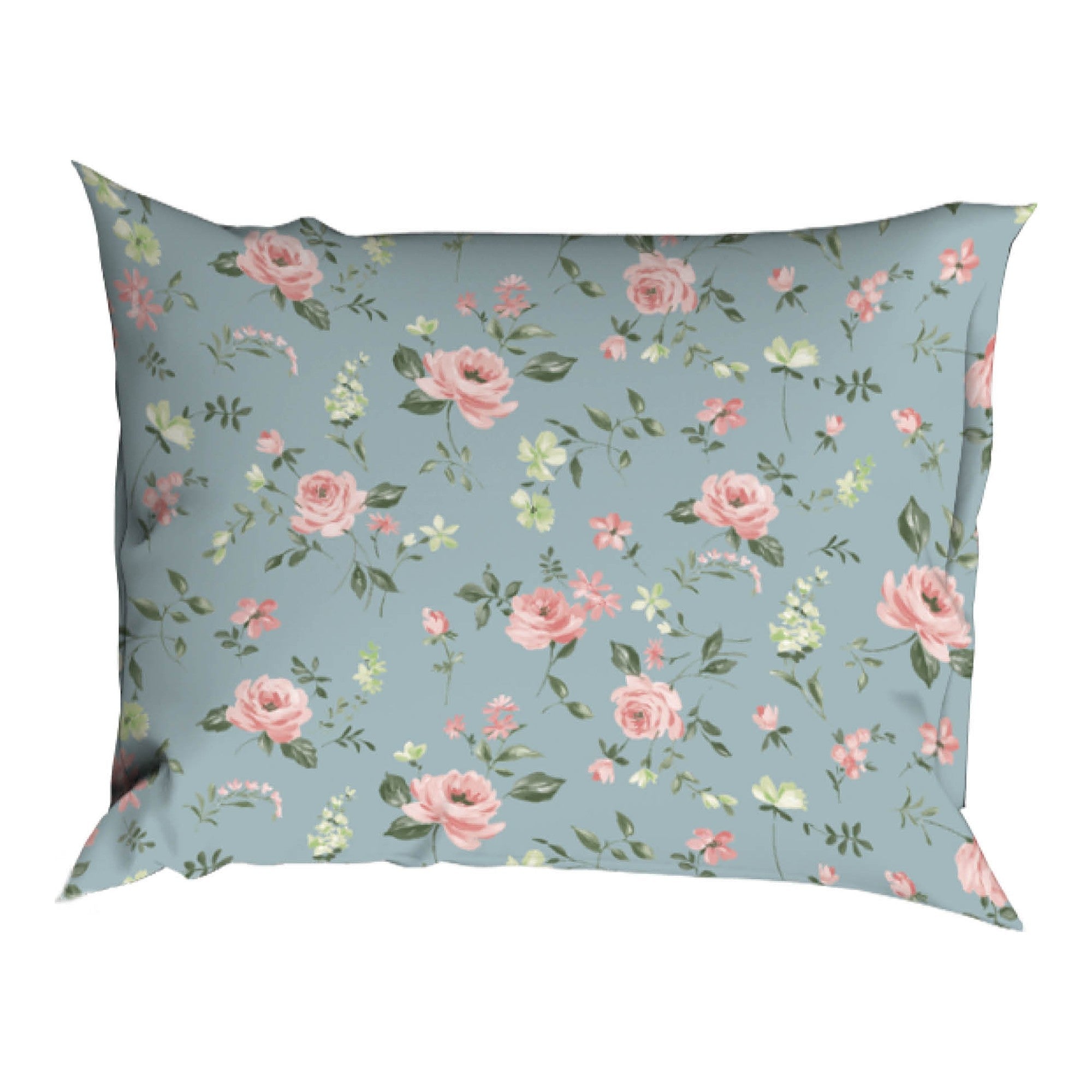Romanette lakenset Silke katoen blauw