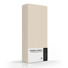 Romanette topper hoeslaken double jersey camel
