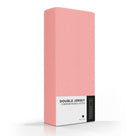 Romanette topper hoeslaken double jersey Rose